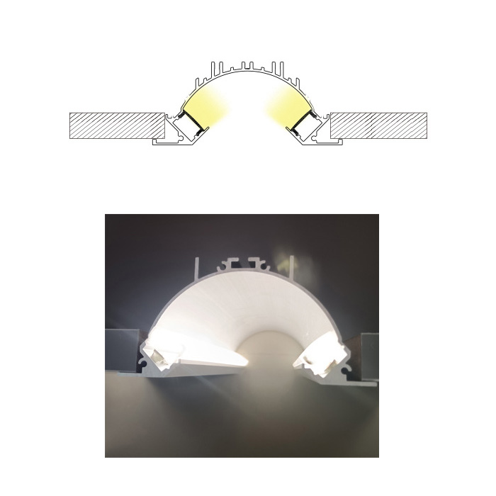 HL-A025 Aluminum Profile - Inner Width 14mm(0.55inch) - LED Strip Anodizing Extrusion Channel, For LED Strip Lights HL-A025 Aluminum Profile - Inner Width 14mm(0.55inch) - LED Strip Anodizing Extrusion Channel, For LED Strip Lights